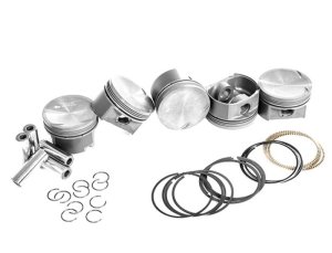 GMC Colorado Piston Set - Mahle OE - OE Cast - 5 Cyl - `04-`06